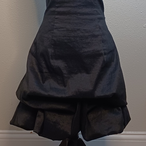 Gunne Sax Vintage Evening Y2K Bubble Hem Strapless Short Dress - Picture 6 of 16